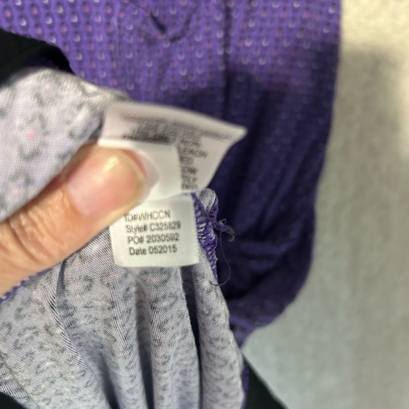 Simply Vera Vera Wang Women's Purple Nightgown Size XL. Casual Comfort Soft - Picture 9 of 9